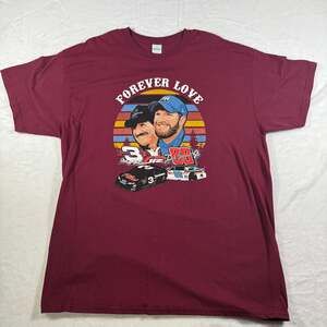 DALE EARNHARDT JR Forever Love Father Son Short Sleeve T Shirt Black